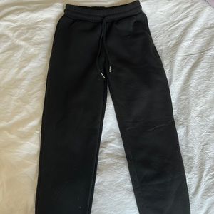 Soft black sweatpants